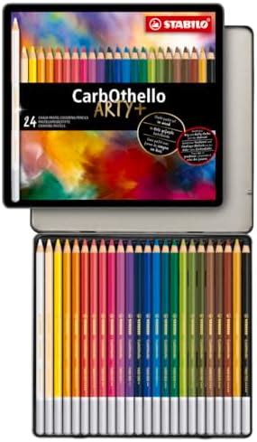 STABILO CarbOthello Metal Box of 24 Colours 